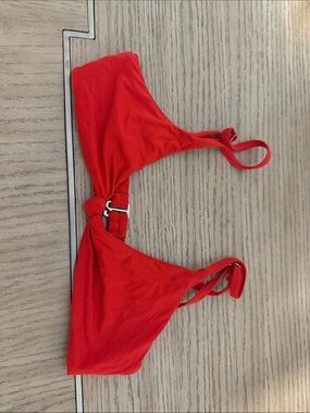 Dippin' Daisy's Bright Coral Bikini Top